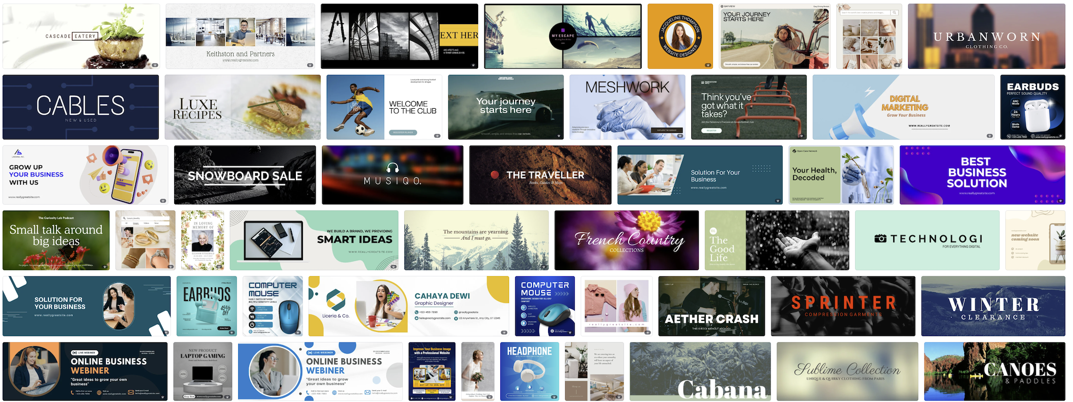 Website Images and Graphics